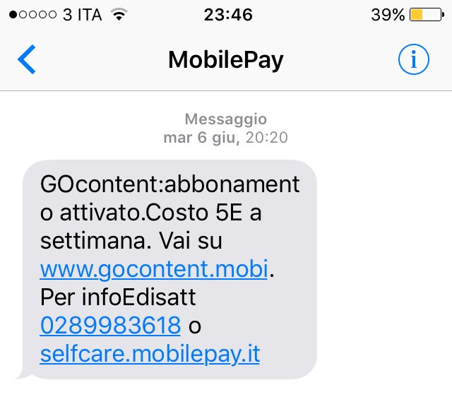 SMS MobilePay